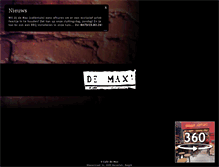 Tablet Screenshot of cafedemax.be